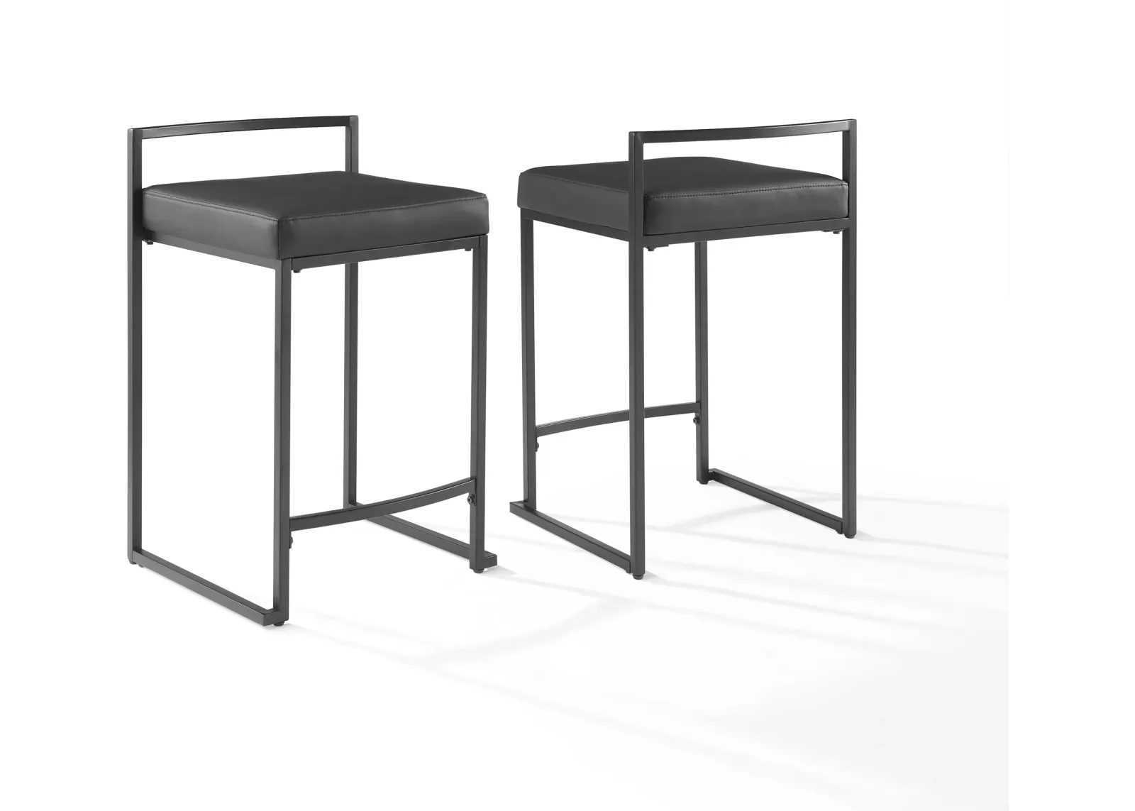 Blair Set of 2 Counter-Height Stools - Black