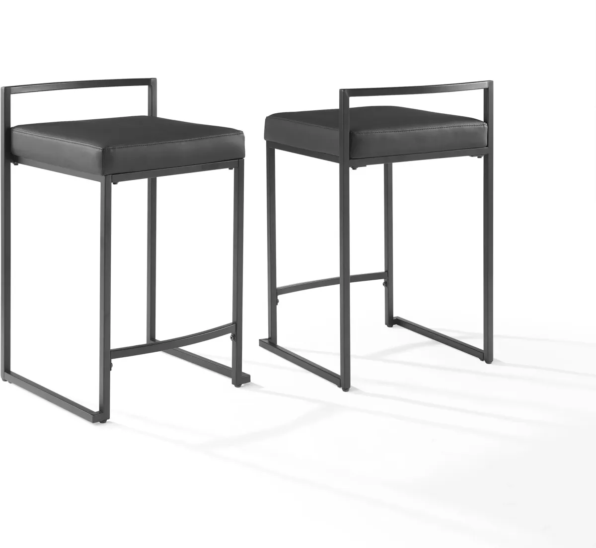 Blair Set of 2 Counter-Height Stools - Black