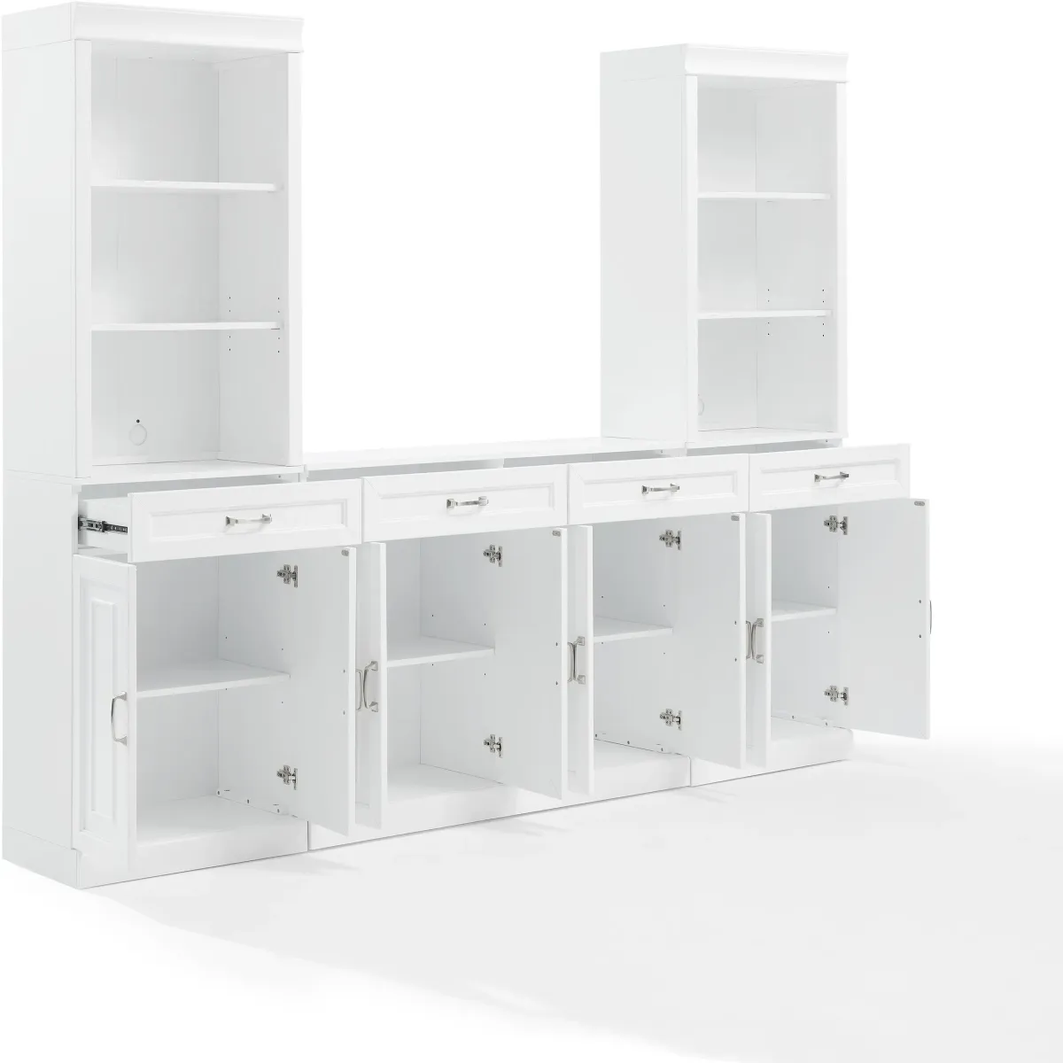 Honnaly 2 Bookcases and Sideboard Set