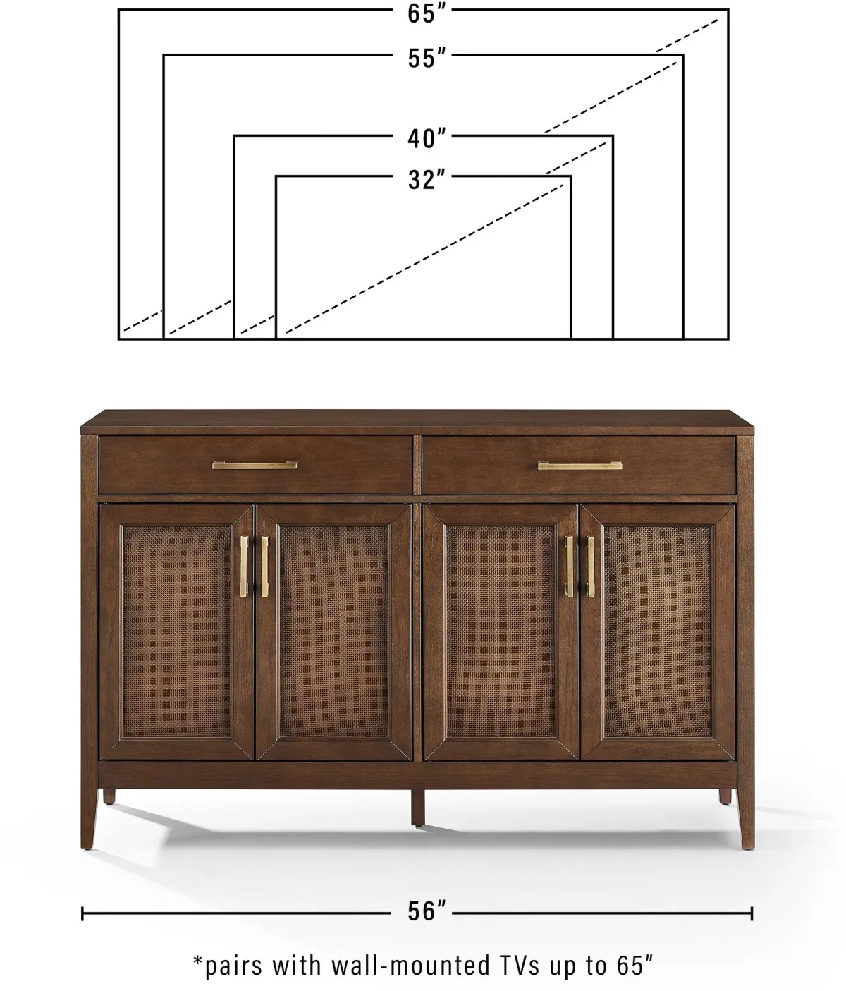 Hugo Sideboard - Brown