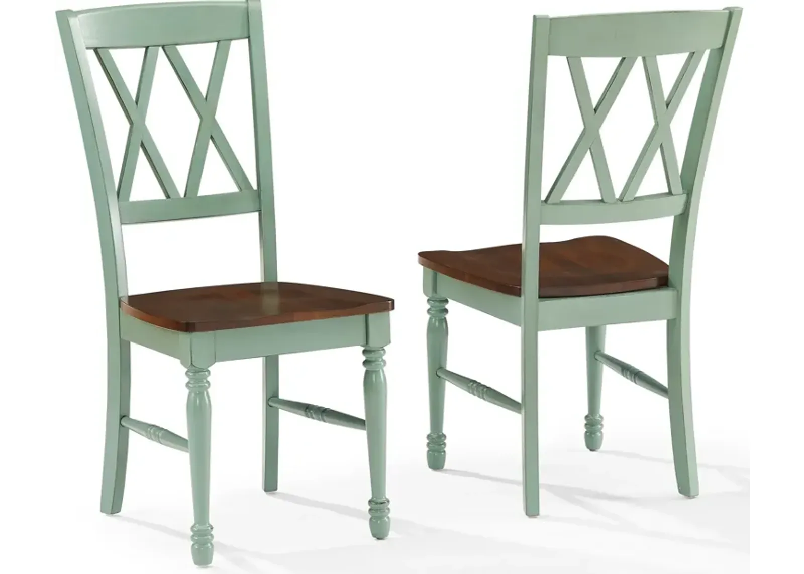 Gracie Set of 2 Dining Chairs - Teal