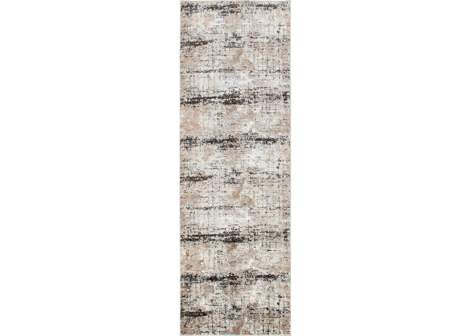 Wyller 2' x 8' Runner - Cream/Dark Brown