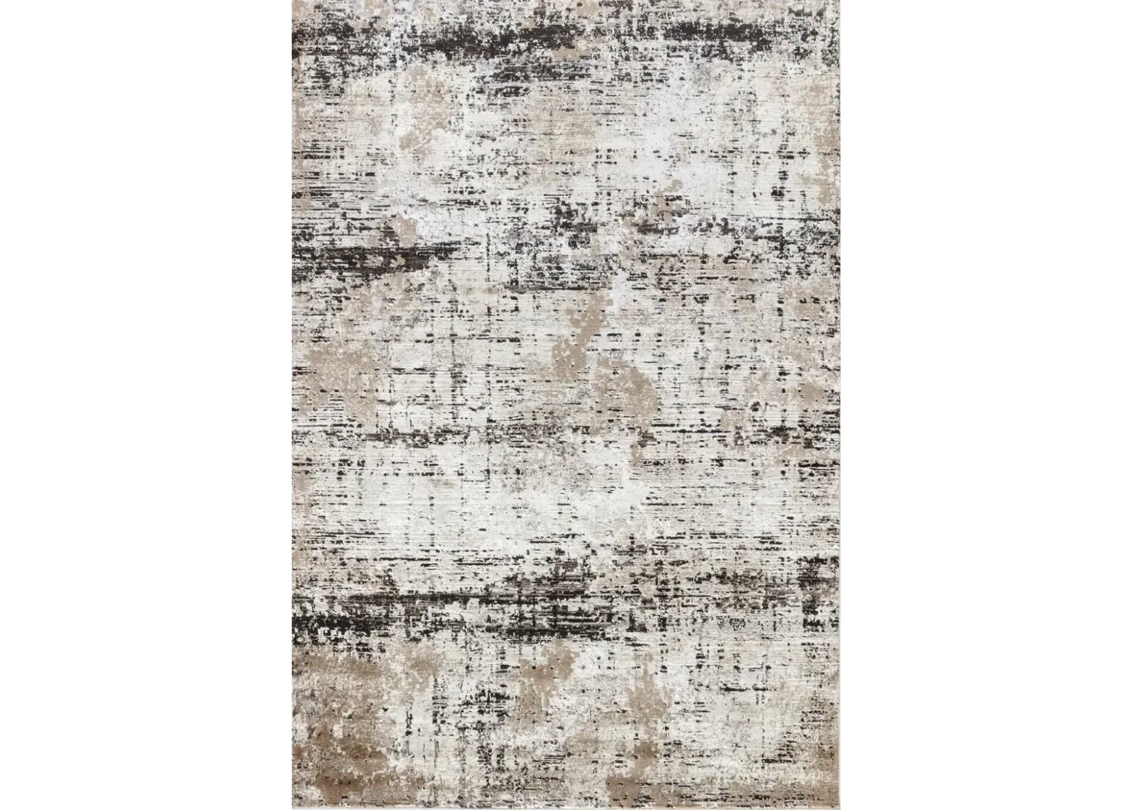 Wyller 5' x 8' Area Rug - Cream/Dark Brown