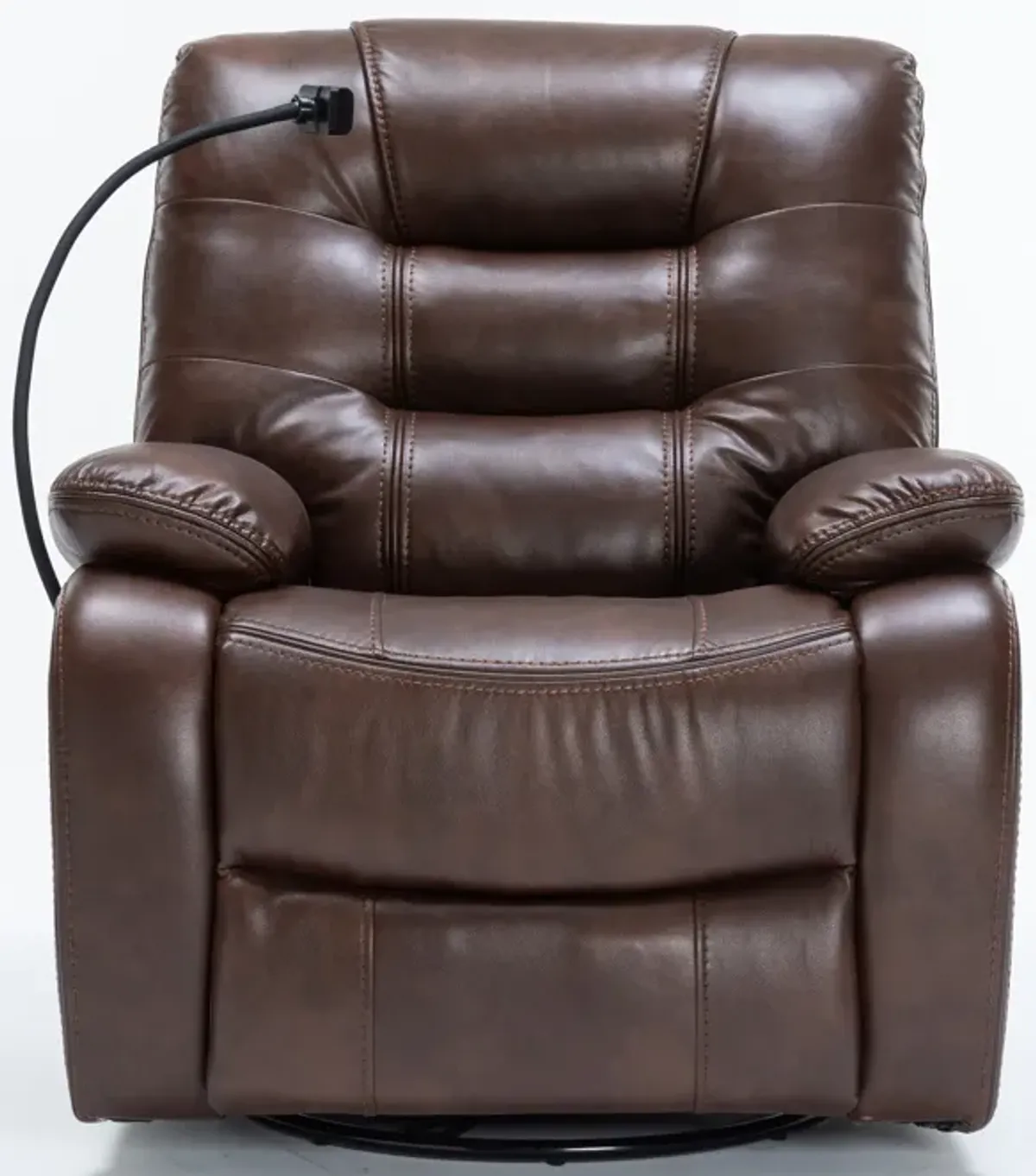 Colton Swivel Power Recliner - Brown