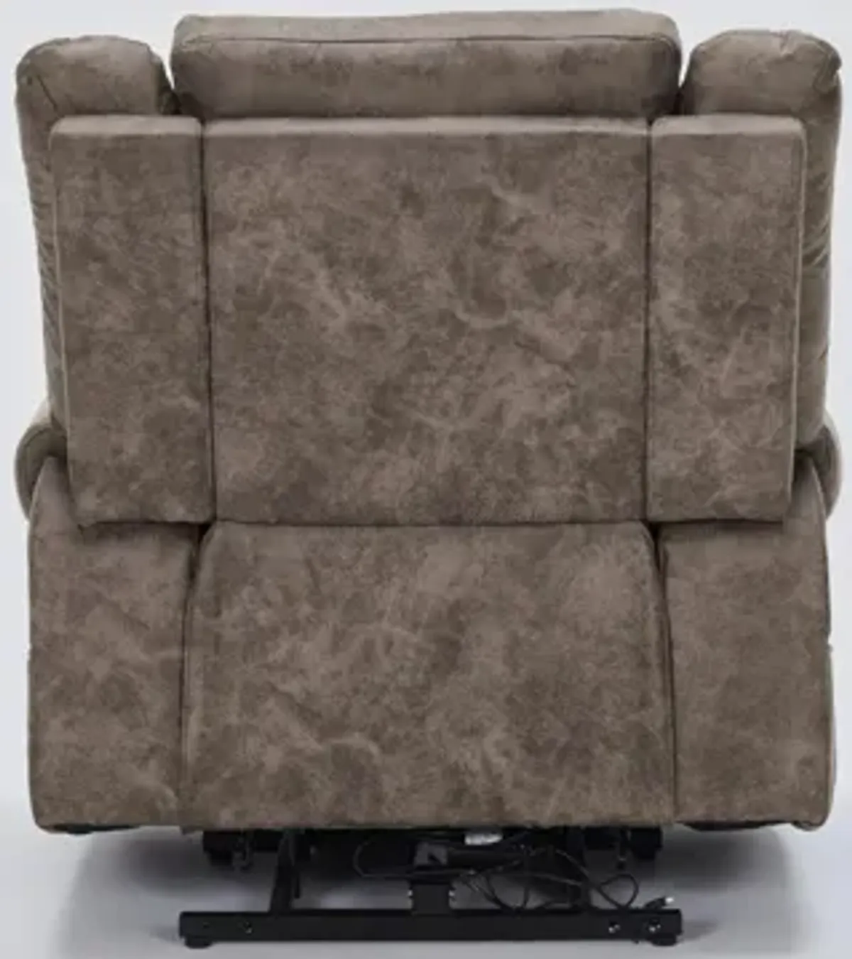 Elden Power Lift Heated Massage Recliner - Brown