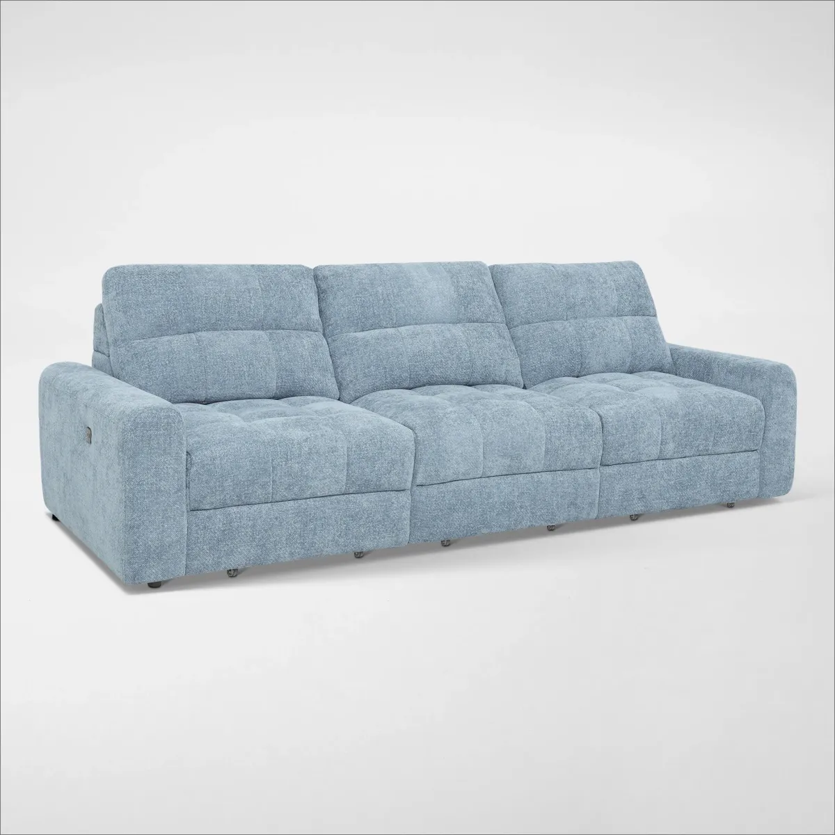 Grayson 3-Piece Power Extendable Sofa - Sky
