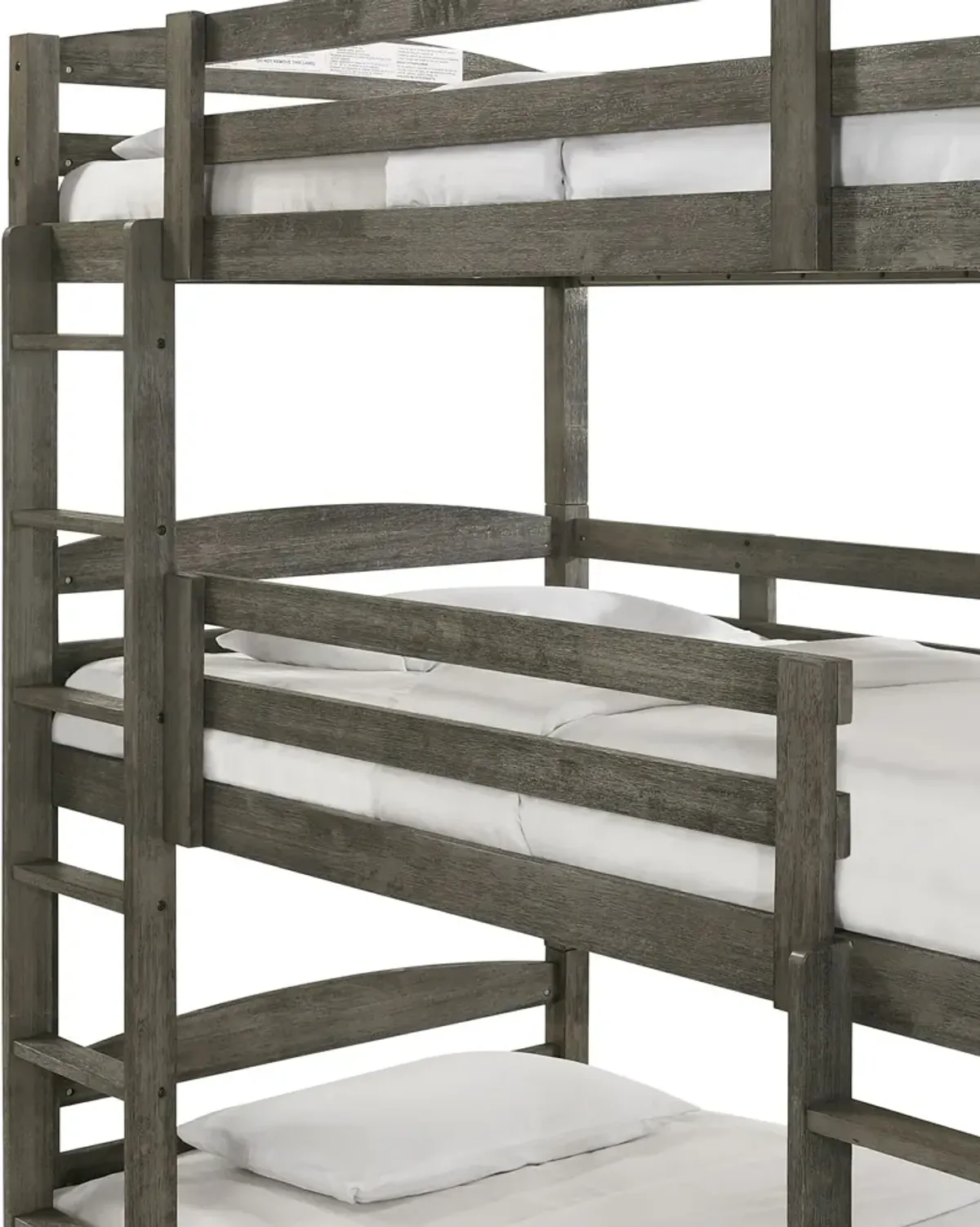 Ralphie Twin Triple Decker Bunk Bed