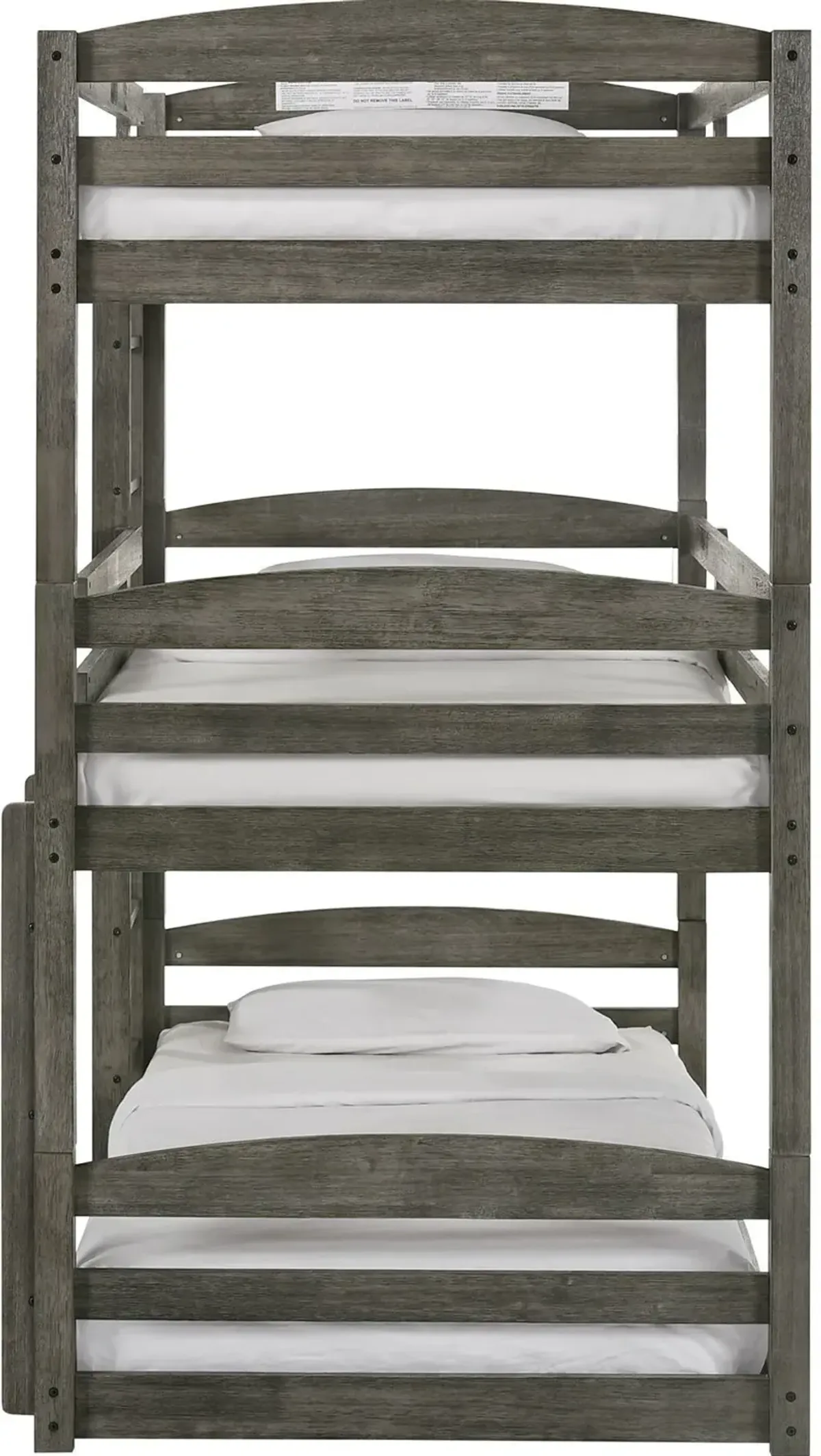 Ralphie Twin Triple Decker Bunk Bed