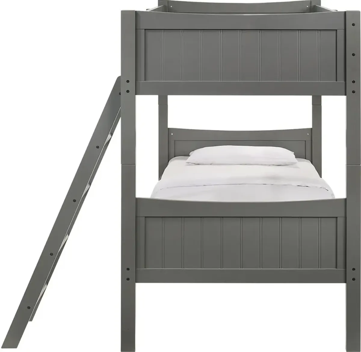 Bobby Twin over Twin Bunk Bed - Gray