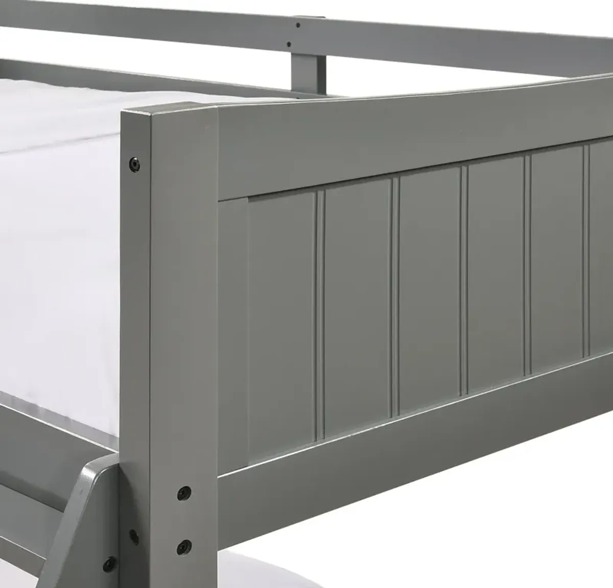 Bobby Twin over Full Bunk Bed - Gray