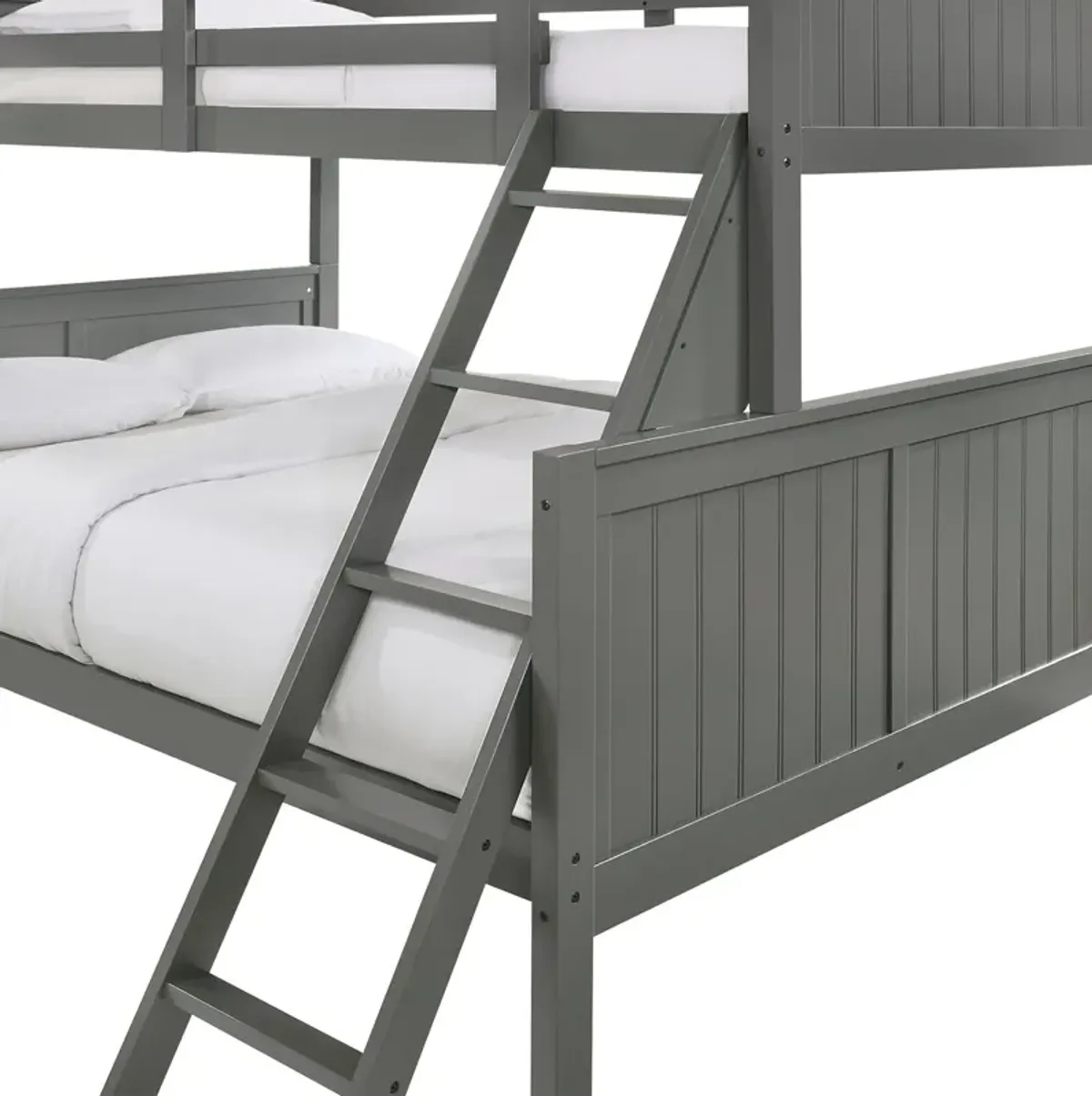 Bobby Twin over Full Bunk Bed - Gray