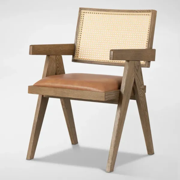 Caitlin Cane Dining Chair - Natural