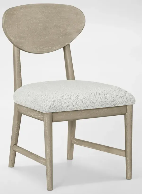 Tahoe Wood Back Side Chair - Sand