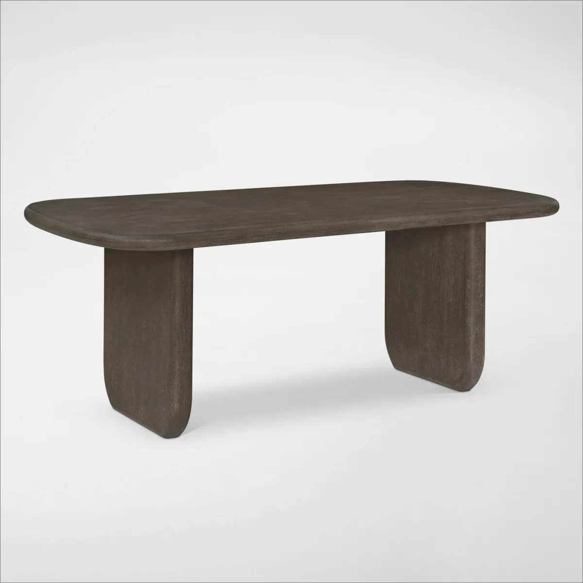 Tahoe Rectangular Dining Table with 6 Upholstered Side Chairs - Brown