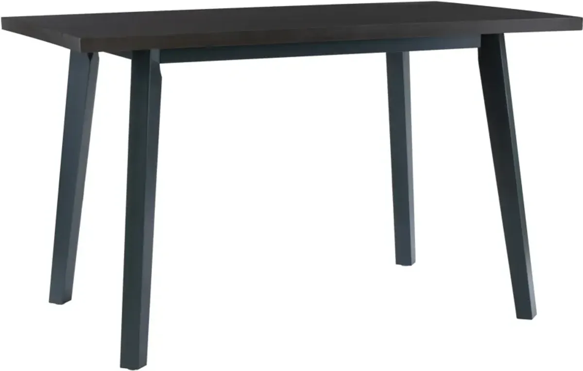 Aliza Wood Counter Table Blue