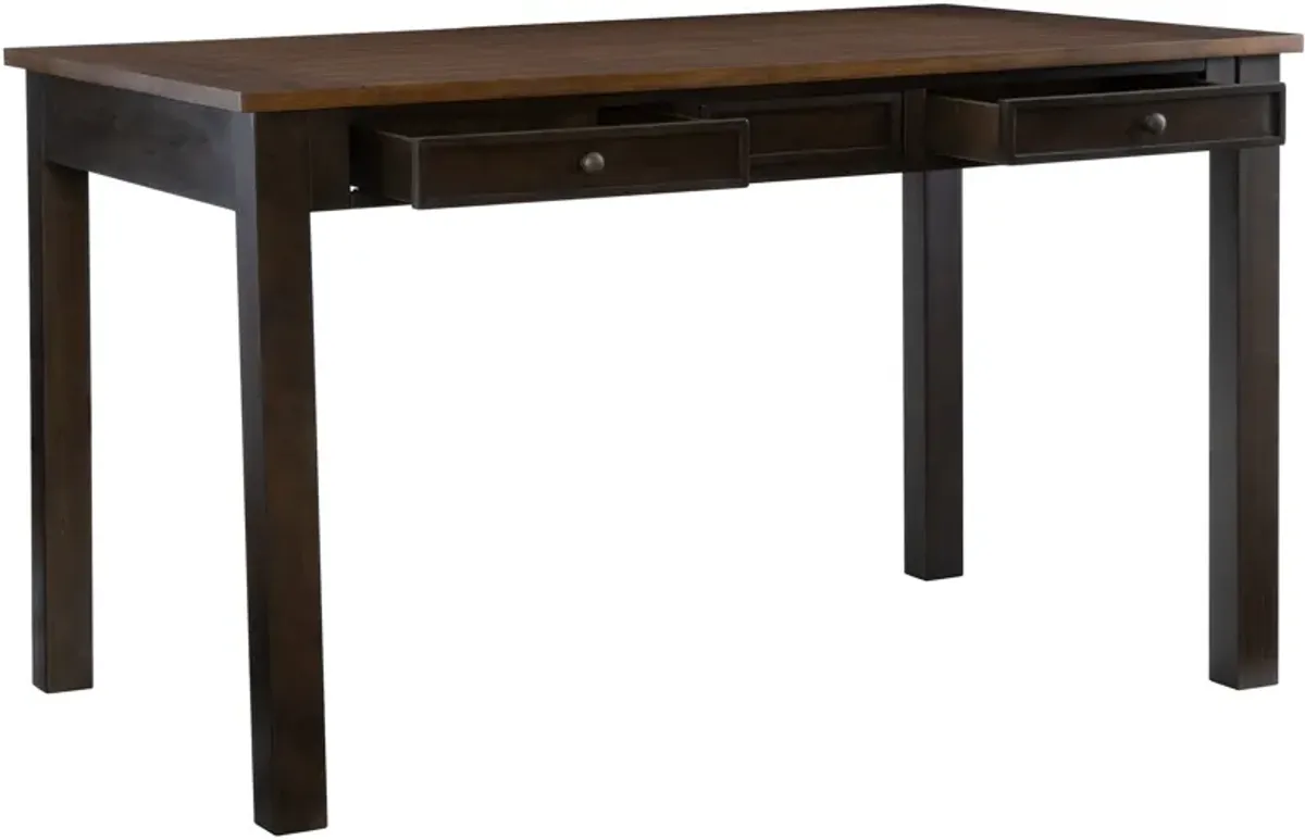 Jubilee 6-Piece Counter-Height Dining Set - Brown