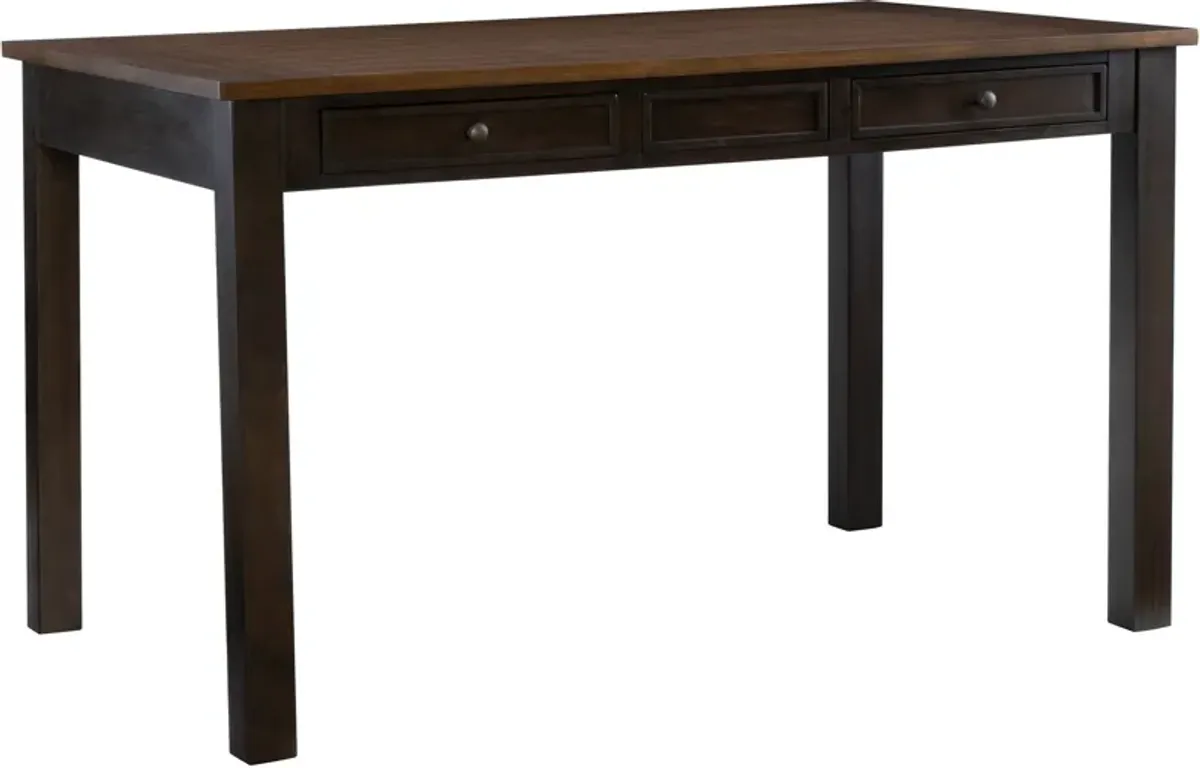 Jubilee 6-Piece Counter-Height Dining Set - Brown