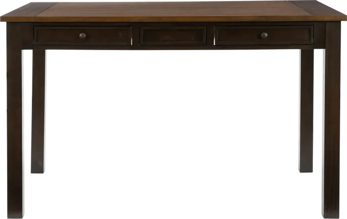 Jubilee 6-Piece Counter-Height Dining Set - Brown