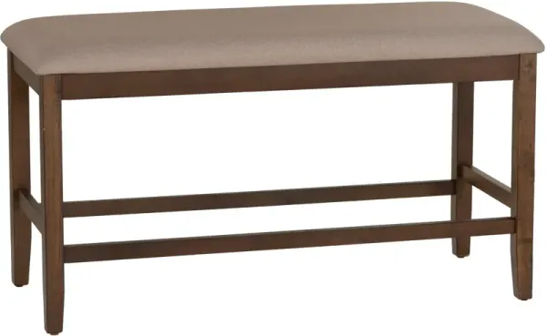 Renalyn Counter-Height Backless Dining Bench - Brown