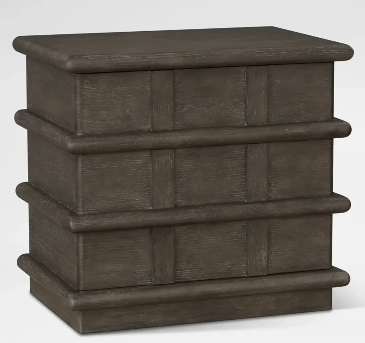 Tahoe Nightstand with USB Charging - Brown