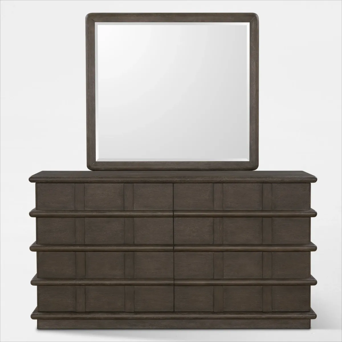 Tahoe Dresser and Mirror - Brown