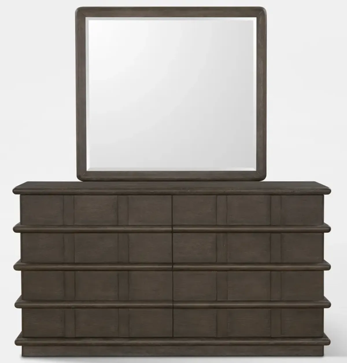 Tahoe Dresser and Mirror - Brown