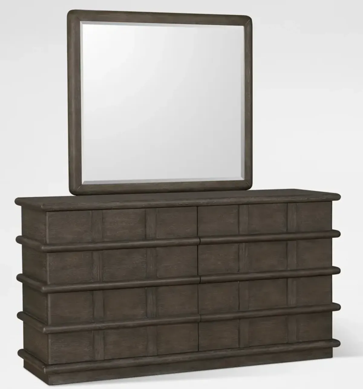 Tahoe Dresser and Mirror - Brown