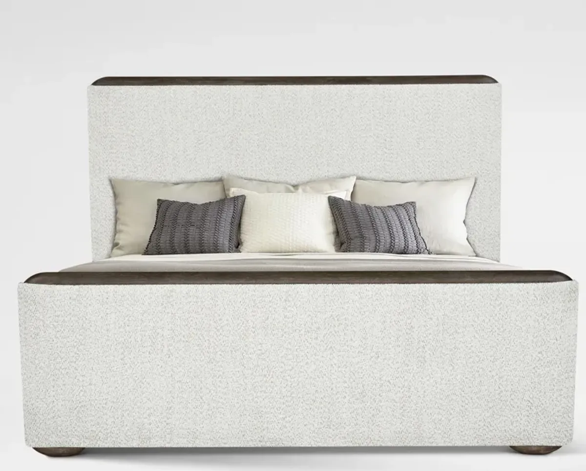 Tahoe Upholstered King Bed - Brown