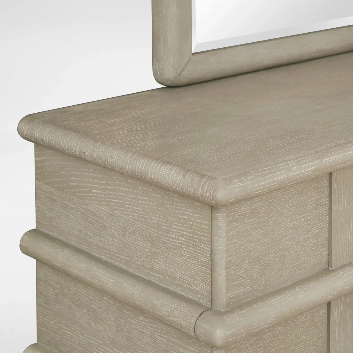 Tahoe 6-Piece King Bedroom Set with Dresser, Mirror and Nightstand - Sand