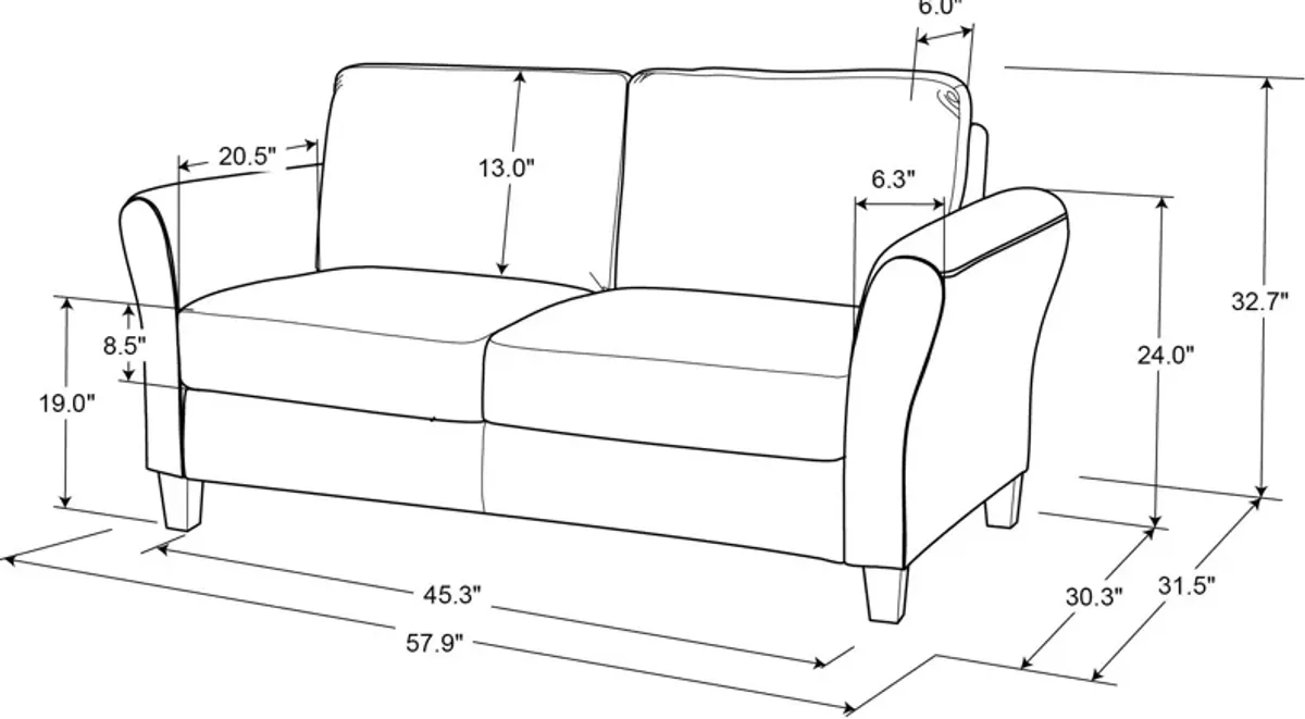 Hagen Loveseat