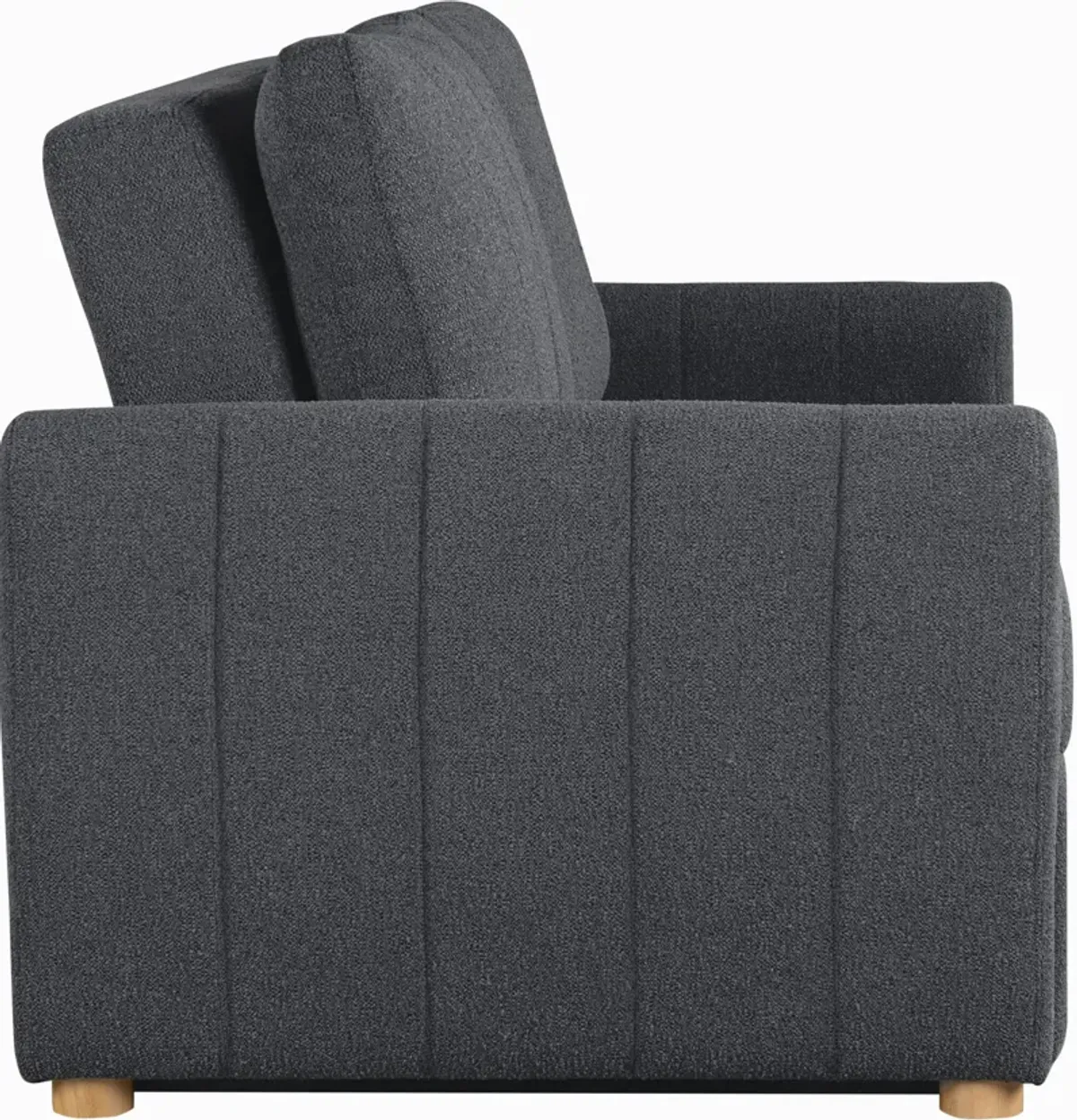 Serta Linwood Convertible Loveseat - Gray