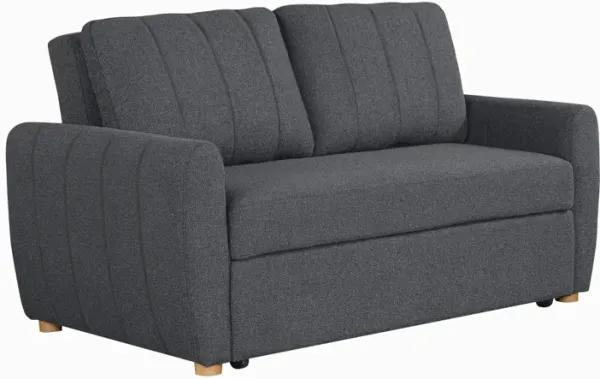 Serta Linwood Convertible Loveseat - Gray