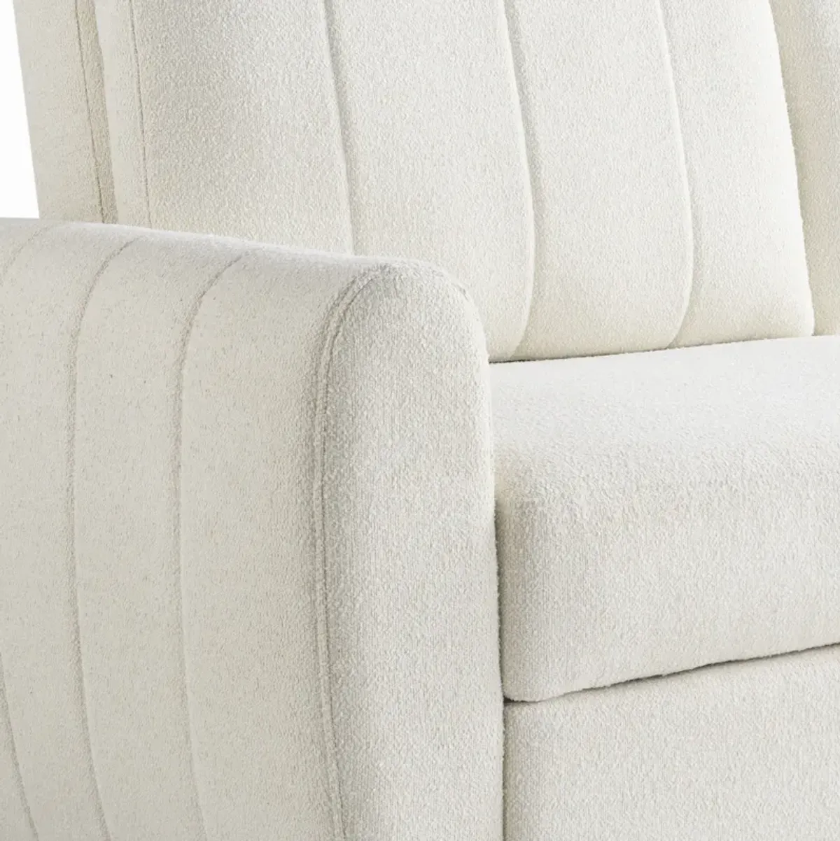 Serta Linwood Convertible Loveseat - White