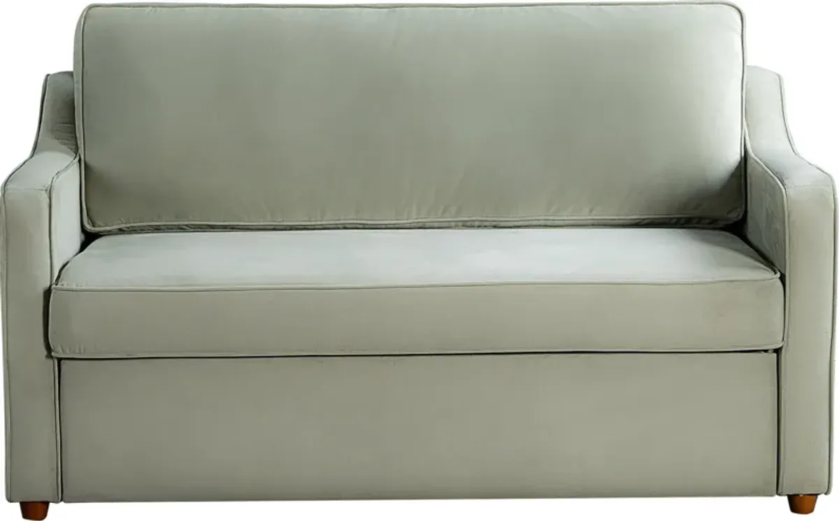 Serta Gemma Convertible Loveseat - Sage