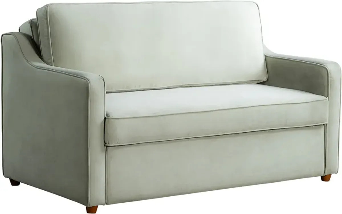Serta Gemma Convertible Loveseat - Sage