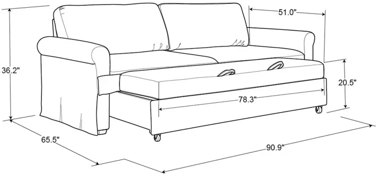 Serta Donovan Convertible Sofa