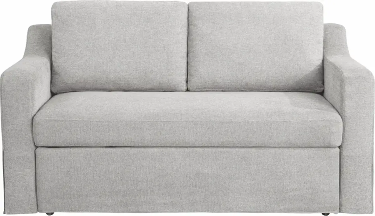 Serta Diana Convertible Loveseat - Linen