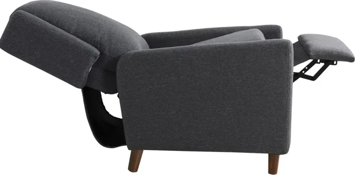 Blumen Push Back Recliner - Gray