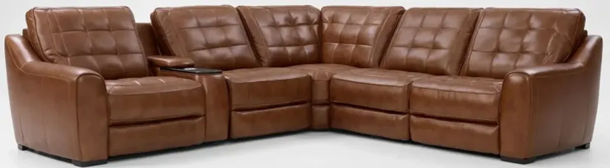 Clayton Dual-Power 6-Piece Sectional with Console