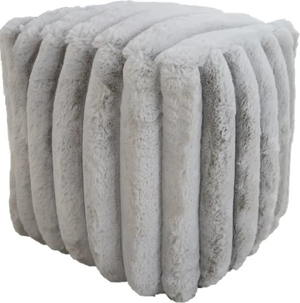 Selena Pouf - Light Gray