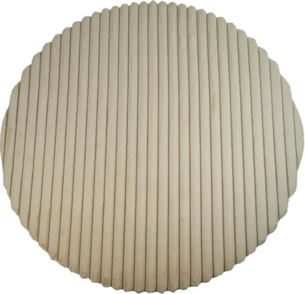 Selena 7' Round Area Rug - Cream