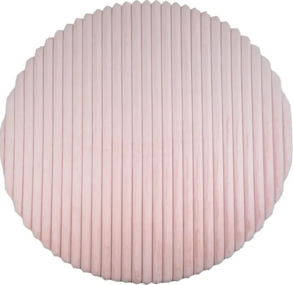 Selena 7' Round Area Rug - Pink