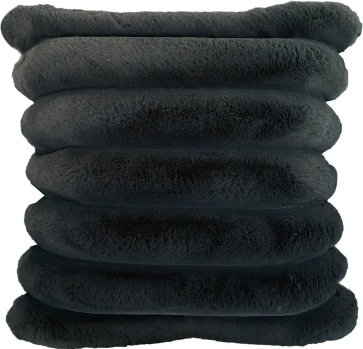 Selena 2-Pack 20" x 20" Accent Pillows - Dark Gray