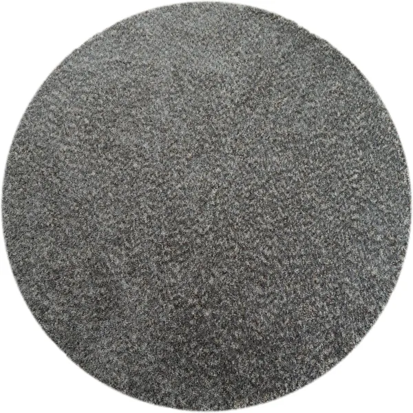 Lorena 7' Round Area Rug - Gray, Brown, White and Cream