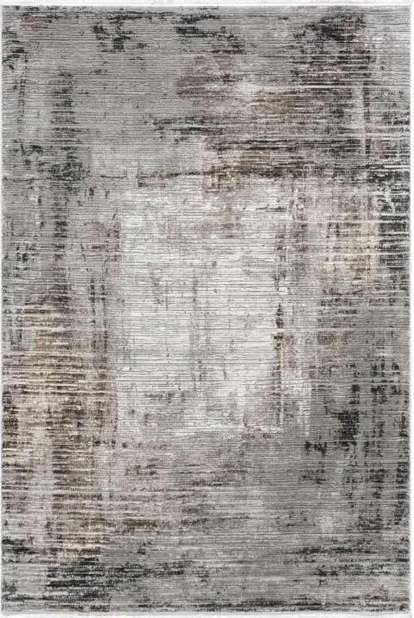 Briote 8' x 10' Area Rug - Brown, Tan and Cream