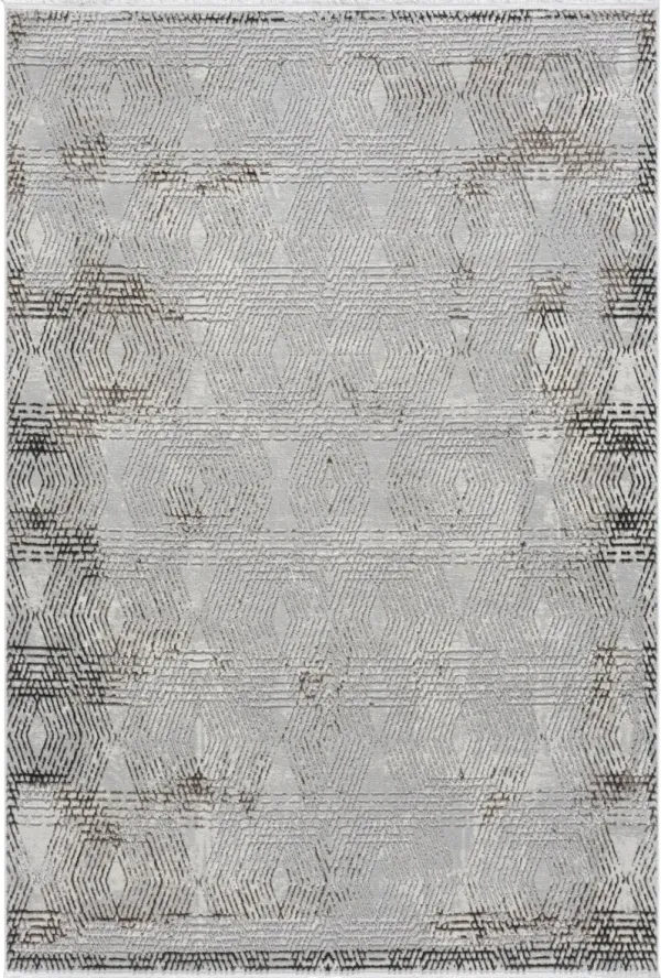 Zora 8' x 10' Area Rug - Brown, Tan and Cream