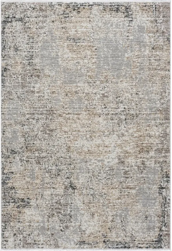 Vianna 5' x 8' Area Rug - Tan, Brown and Gray