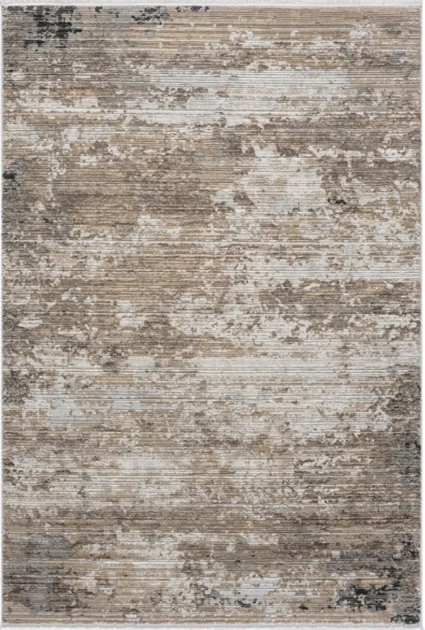 Nesmarie 8' x 10' Area Rug - Tan, Brown, Gray and Beige