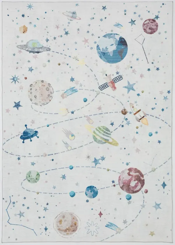 Outerspace 5' x 8' Area Rug - Multicolor