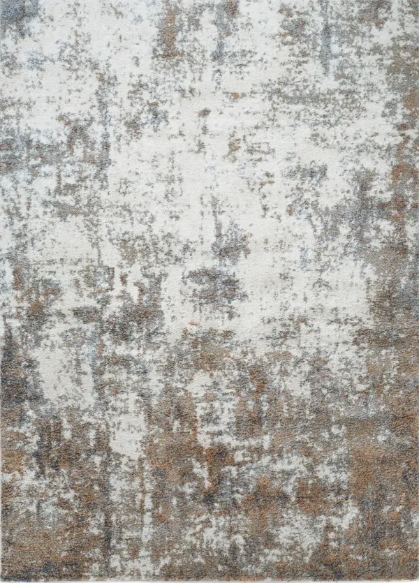 Whitley 5' x 8' Area Rug - Blue, Brown, Beige and Gray